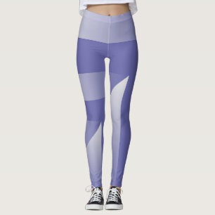 Blauviolette Farbtöne Leggings