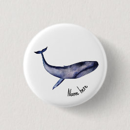 Blauwal Button