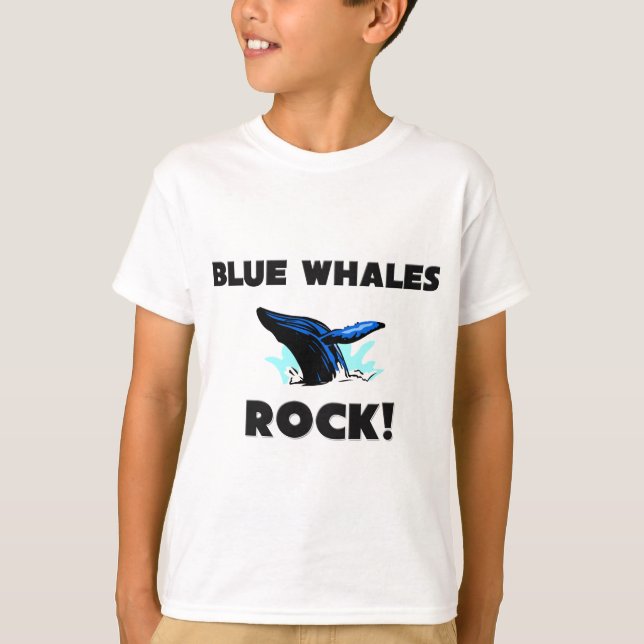 Blauwal-Felsen T-Shirt (Vorderseite)