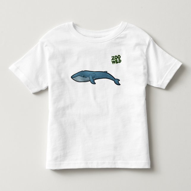 Blauwal Kleinkind T-shirt (Vorderseite)