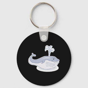 Blauwal Schlüsselanhänger