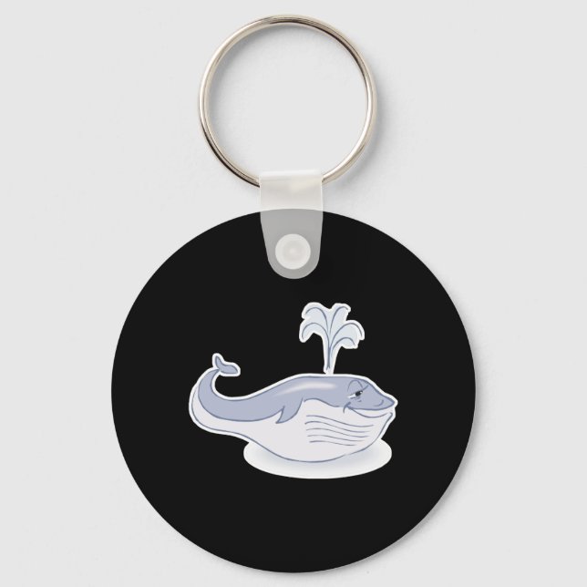 Blauwal Schlüsselanhänger (Vorderseite)