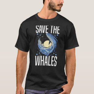Blauwal Schwanz Humpback Whales Quotes Right Anima T-Shirt