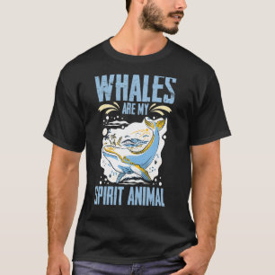 Blauwal Schwanz Humpback Whales Quotes Right Anima T-Shirt
