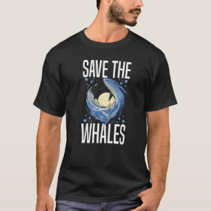 Blauwal Schwanz Humpback Whales Quotes Right Anima T-Shirt