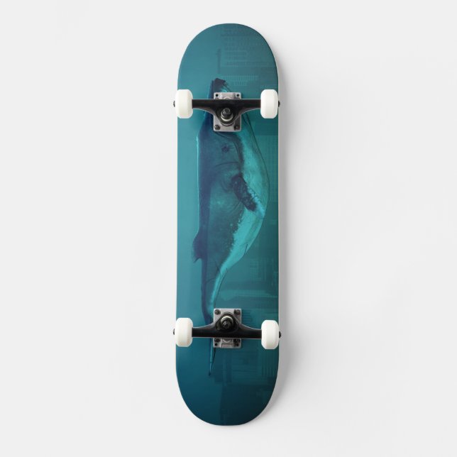 Blauwal-Skateboard Skateboard (Vorderseite)