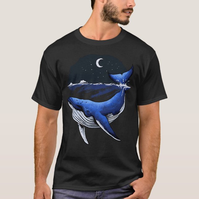Blauwal T-Shirt (Vorderseite)