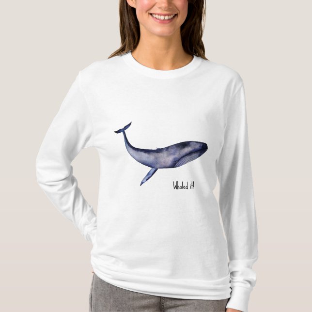 Blauwal T-Shirt (Vorderseite)