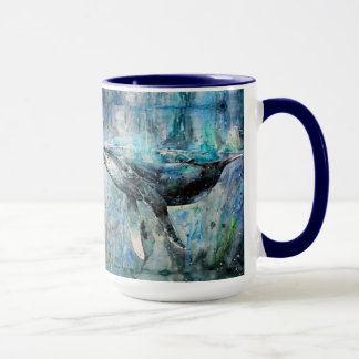 Blauwal-Tasse Tasse