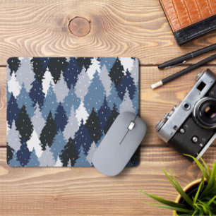 Blauwald-Camouflage Camouflage Forest Mousepad