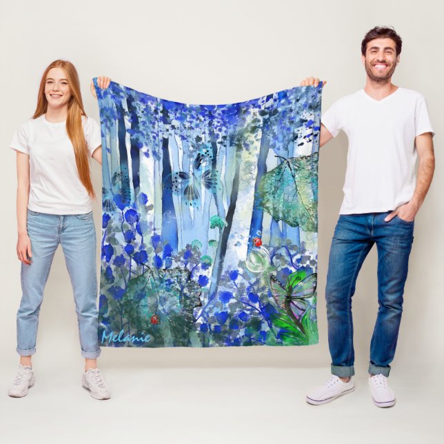 Blauwald Fleecedecke (Beispiel)