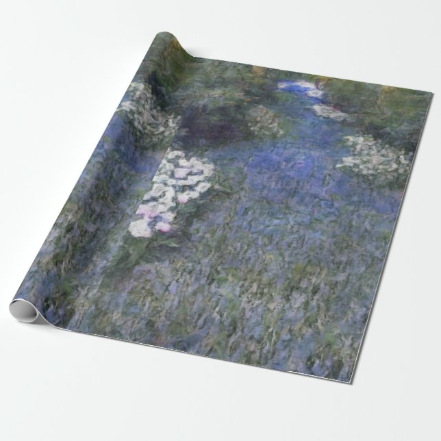 Blauwaldpfad Impressionistin Oilpaint Geschenkpapier (Ungerollt)