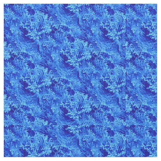 Blauwaldwolle Stoff (Nahaufnahme)