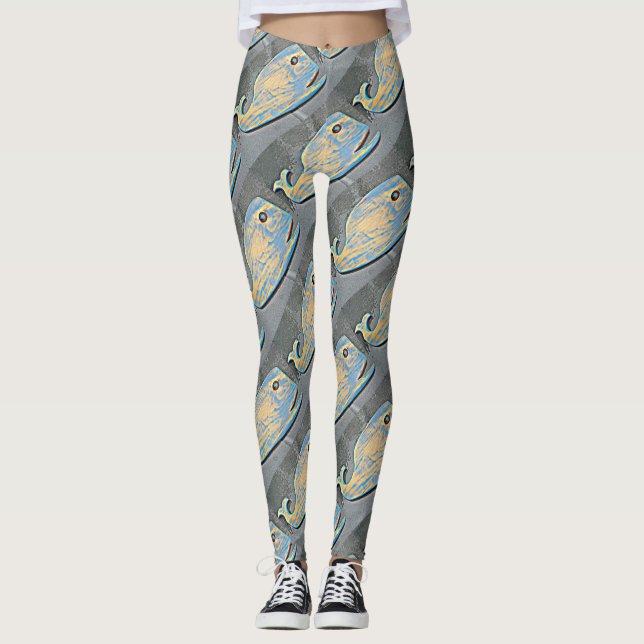 Blauwale Leggings (Vorderseite)