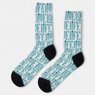 Blauwe Sokken Retro Socken