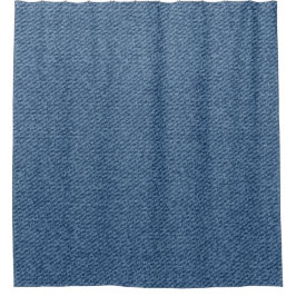 Blauwe spijkerbroek stof, jeans denim textuur. duschvorhang