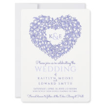 Blauweiße Tulpen zeichnend Herzhochzeit