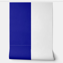 Blauweißes Muster für große Streifen Tapete