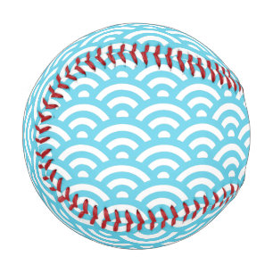 Blauwellenmuster Baseball