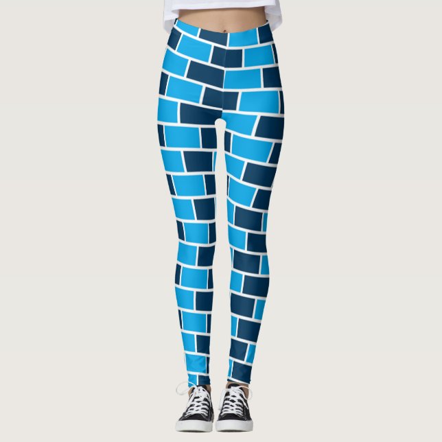 Blauziegeln Leggings (Vorderseite)