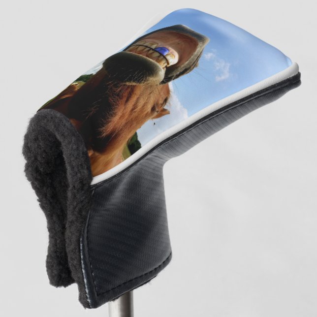 Blauzungenkäste Golf Headcover (3/4 Vorderseite)