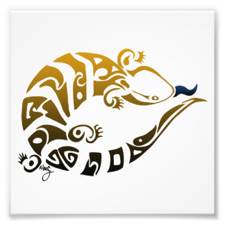 Blauzungenkleidung Fotodruck