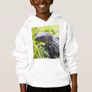 Blauzungenkrankheit_Lizard,_Kids_White_Hoodie Hoodie