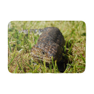 Blauzungenpfeife Lizard, Badematte