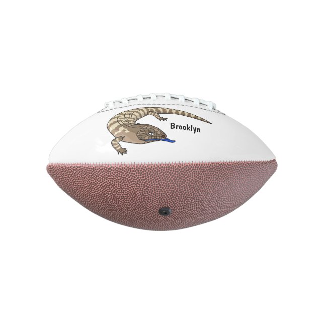 Blauzungenreptilierer Cartoon Football (Gedreht 270)