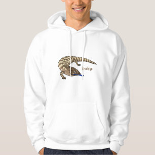 Blauzungenreptilierer Cartoon Hoodie