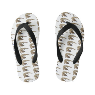 Blauzungenreptilierer Cartoon Kinderbadesandalen