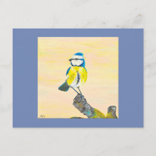 Blauzungenvogel Postkarte