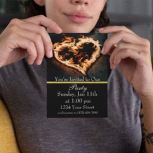 Blaze a Trail to Our Fire Party! Einladung