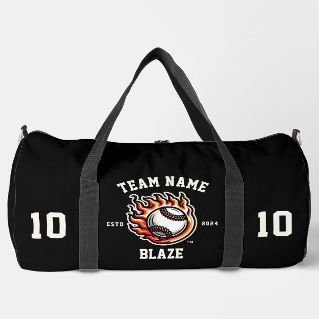 Blaze "Customizable" Baseball Duffle Bag (Vorderseite)