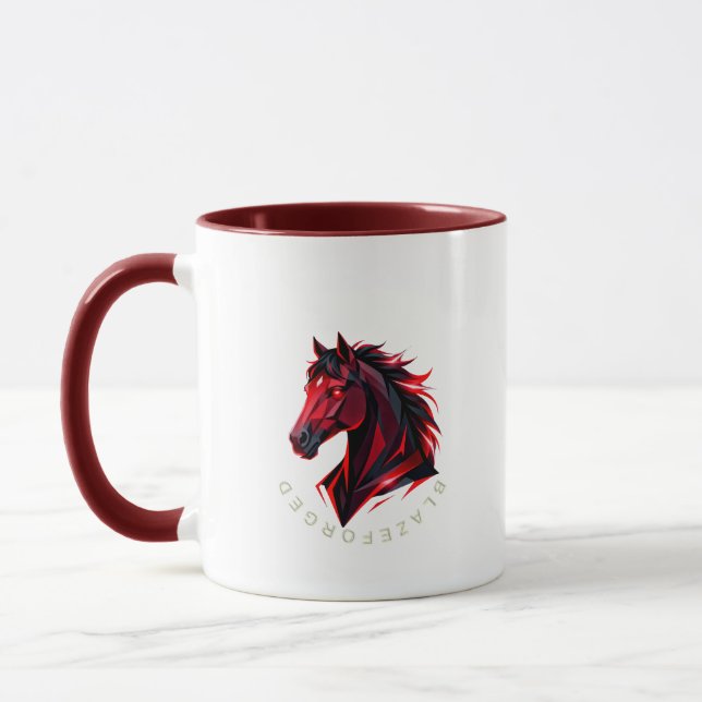 BlazeForge Pferdetasse Tasse (Links)