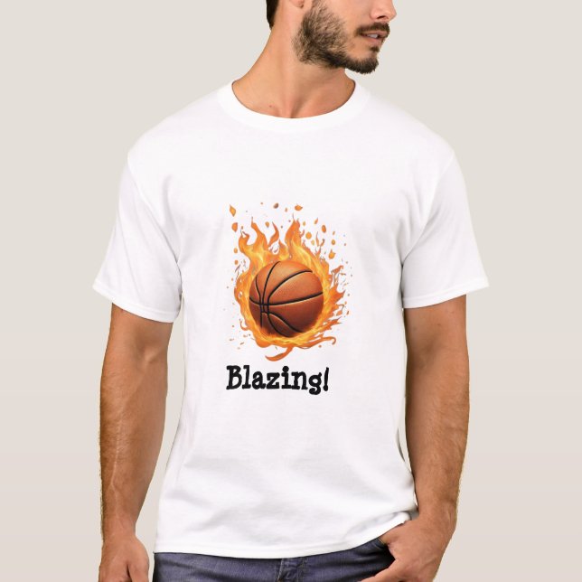 Blazing Basketball T-Shirt (Vorderseite)