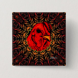 Blazing Brahma Button