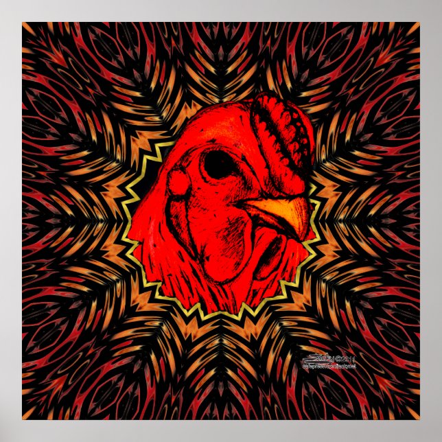 Blazing Brahma Poster (Vorne)