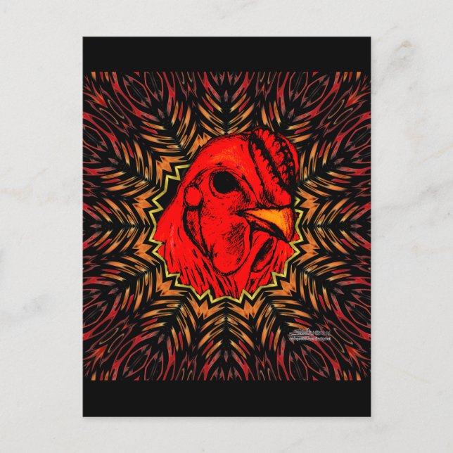 Blazing Brahma Postkarte (Vorderseite)