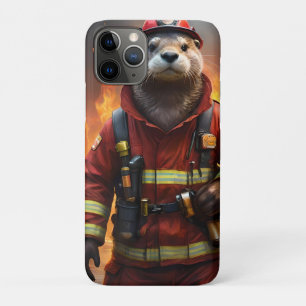 **"Blazing Brawn: The Otter Firefighter"*** Case-Mate iPhone Hülle