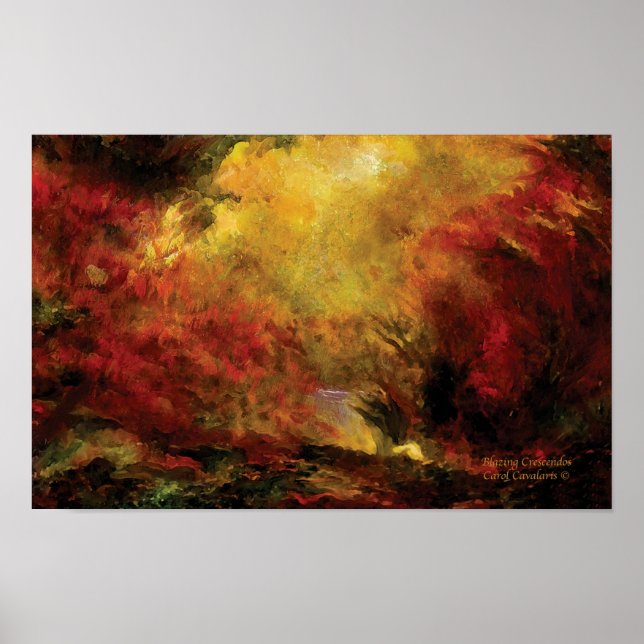 Blazing Crescendos Art Poster/Print Poster (Vorne)