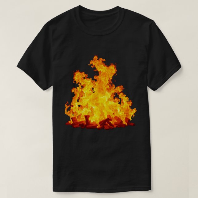 Blazing Fire Dark T - Shirt (Design vorne)