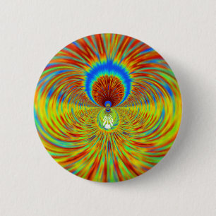 Blazing Fire Graphic Designer Button