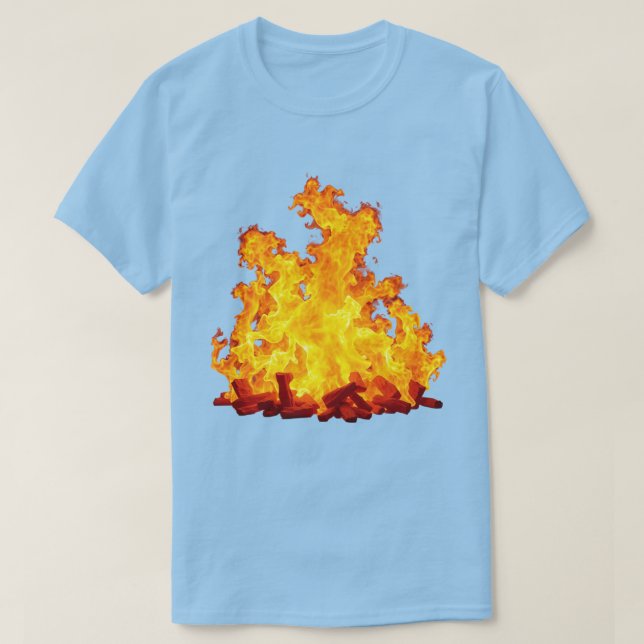 Blazing Fire Men's Basic-T - Shirt (Design vorne)