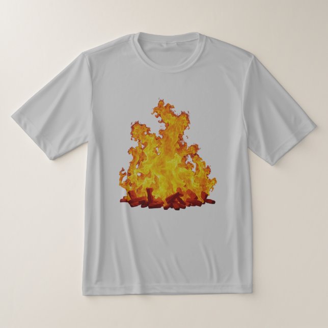 Blazing Fire Men's Sport-Tek Wettbewerber T - Shir T-Shirt (Ablage )