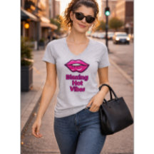 Blazing Hot Vibes Women's Basic V-Neck T - Shirt v