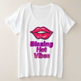Blazing Hot Vibes Women's Plus-Size-T - Shirt - Ko