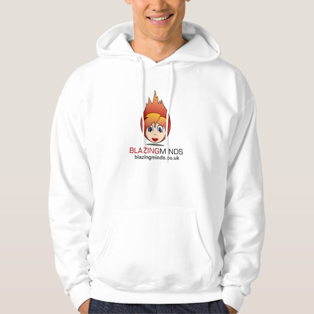 Blazing Minds Flame Head Hoodie (Vorderseite)