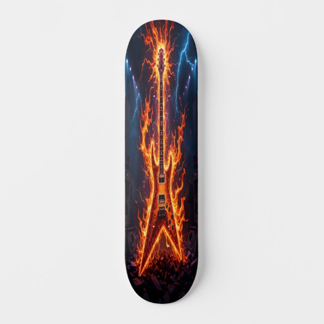 Blazing Riffs Edition 2 Skateboard (Vorderseite)