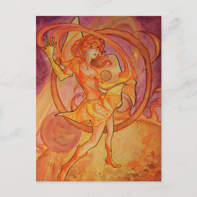 Blazing Solaris Postkarte (Vorderseite)